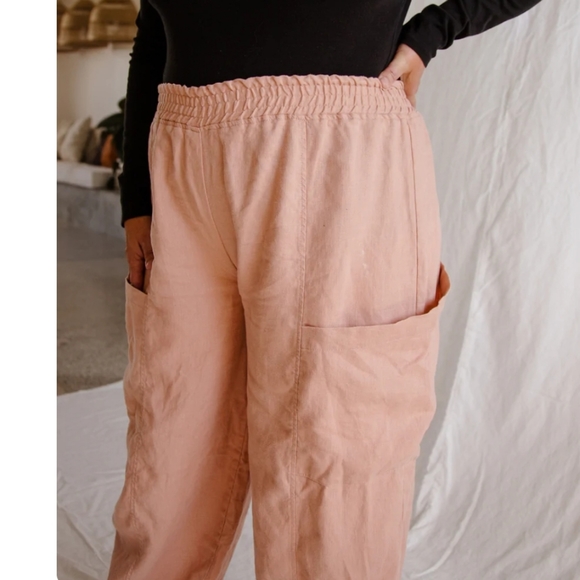 Cedar and vine linen pants - Picture 2 of 4